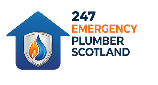 24/7 Emergency Plumber Scotland logo with phone number